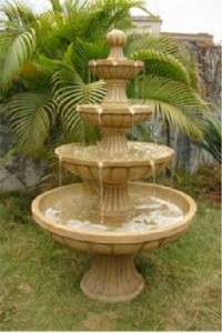 Large 4 Tier Courtyard Outdoor Water Fountain  USA  