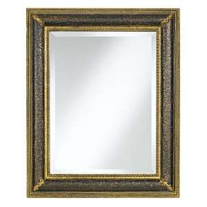 Distressed Black and Gold Finish 31 High Mirror 