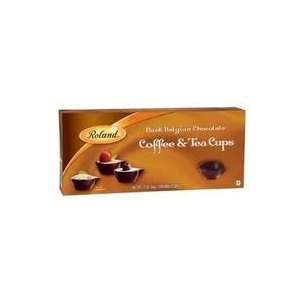 Roland Chocolate Coffee and Tea Cups, 8 Grocery & Gourmet Food