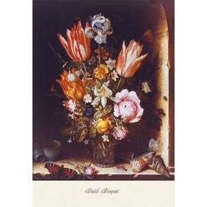  Vintage Art Dutch Bouquet   04363 6