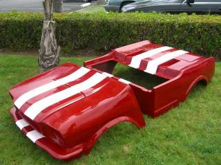 SET OF FRONT AND REAR BODY COWLS FOR THE EZ GO GOLF CARTS. THE COWLS 