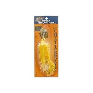  Musky Innovations Fishing Lures 7 Chatterbait Musky Gold 