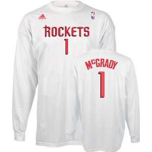  Tracy McGrady Adidas Name and Number Long Sleeve Houston 