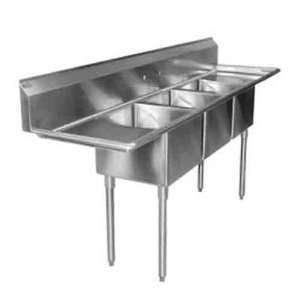  SSP Inc. 14 3C24X24 2 24X Sink 3 Compartment 24 Wide x 24 