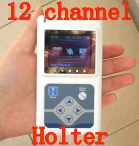 CE approved Handheld 12 Channel ECG holter EKG Holter Monitor System 
