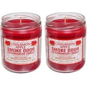  Cinnamon Apple   13oz Smoke Odor Exterminator Candle (2 