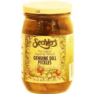 Sechlers genuine dill pickles, no Grocery & Gourmet Food