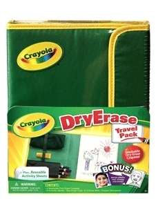Crayola Washable Dry Erase Crayons, Travel Pack   1 Ea 071662186340 