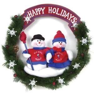   NCAA Snowman Christmas Wreath (20) 