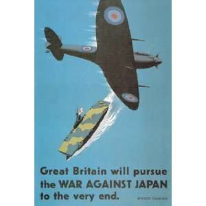  War Against Japan by Unknown 12x18