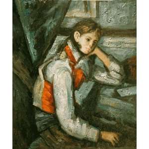 Reproduction Oil Painting   Cezanne Paintings Boy in a Red Waistcoat 