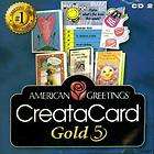  Gold 5 PC CD create greeting cards, make 1000s of creative projects