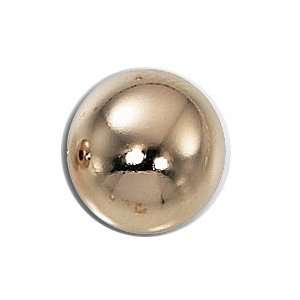  2.5mm Smooth Round Seamed Gold Filled Bead with .8mm Hole 