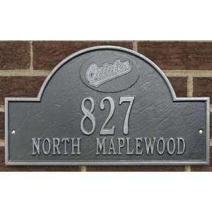  Baltimore Orioles Pewter & Silver Personalized Address 