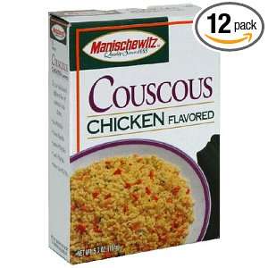 MANISCHEWITZ Chicken Flavor Couscous Mix , 5.7 Ounce Boxes (Pack of 12 