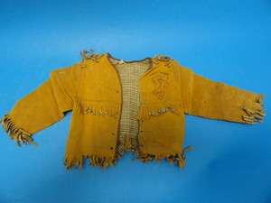 Vintage Davy Crockett Kids Fringe Coat    Frontier Cowboy Jacket 