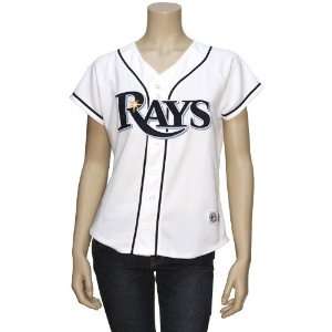  Majestic Tampa Bay Rays Ladies White Replica Baseball 