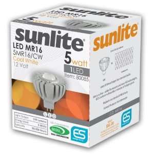  5MR16/CW COOL WHITE 1 LED 12V SUNLITE [ 120 PK ]