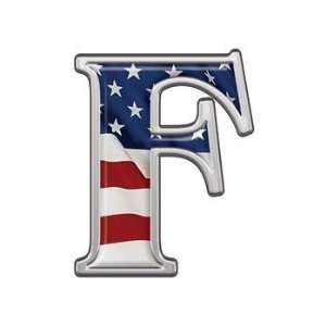  Reflective Letter F with Flag   8 h   REFLECTIVE 