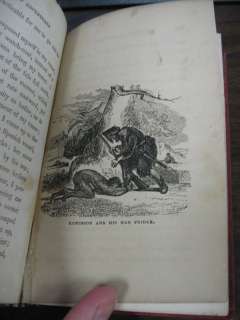 ROBINSON CRUSOE Circa 1854 EDITION Daniel Dafoe ILLUST  