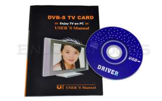 DVB S Satellite TV Tuner Video Capture PCI Card+ Remote  
