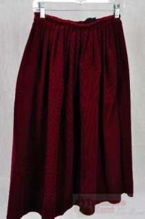 Dolce & Gabbana Deep Red Skirt SZ40  
