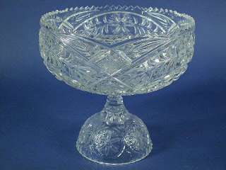Crystal Clear Industries 8 Crystal Glass Compote  