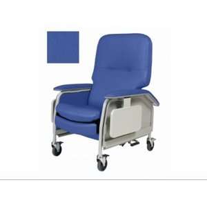  Deluxe Clinical Care Recliner, 1 EA, Silvertex Marine Blue 
