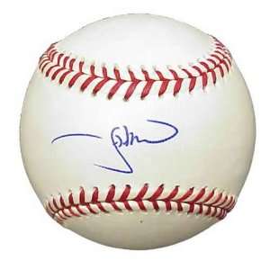  Tri Star Productions JD Drew Autographed Baseball MLB 