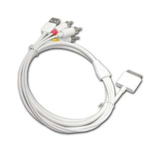   Video to TV RCA Cable USB for iPad, iPad 2, iPhone, and iPod
