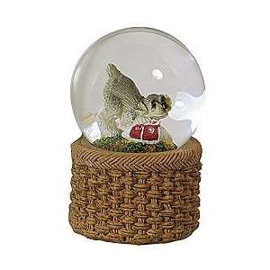  Schnauzer Puppy Glitter Globe
