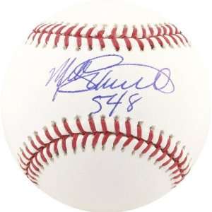 Mike Schmidt Autographed Baseball  Details 548 Inscription  