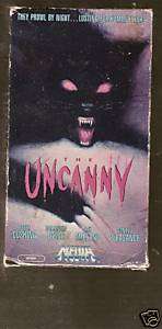 The Uncanny (VHS) RARE OOP TITLE MEDIA HOME VIDEO PETER CUSHING  