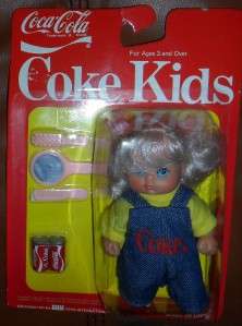 1986 BBI Toys Coca Cola Coke Kids w/Accessories NIP SEALED LOOK 