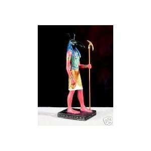  Ancient Egypt Colorful Statue Seth