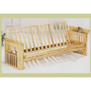  Natural Wood Futon Sofa Day Bed Frame Wooden Daybed