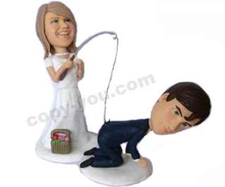Wedding Cake Topper/gift/Accessorie , funny 3D Figurine  