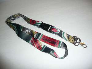 NEW JAGERMEISTER LANYARD with Clip and Keychain Ring  