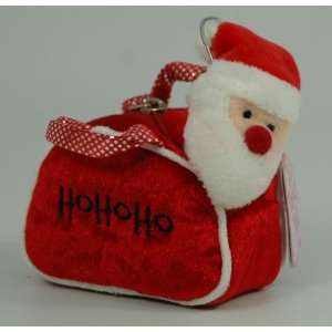 com Aurora Mini Fancy Pals Christmas Santa HoHoHo Plush Pet With Clip 