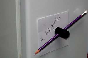  the fridge for daily updates your pencil is always within your reach
