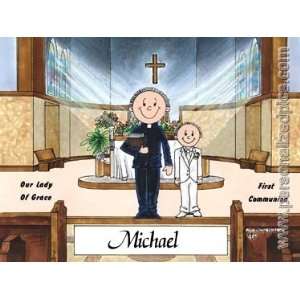   Name Print   Communion   Boy with Male Priest 