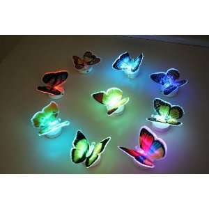  Wholesale Lot 10pcs LED Butterfly Fridge Magnets Le001 