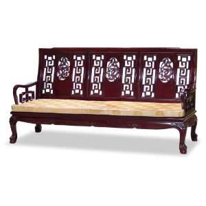  Rosewood Imperial Dragon Design Sofa