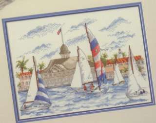 Smooth Sailing Boats Color Charts Cross Stitch Pattern  