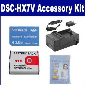 Sony DSC HX7V Digital Camera Accessory Kit includes ZELCKSG Care 