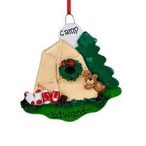  Personalized Camping Christmas Ornament