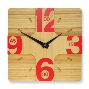 Addison Bamboo Wall Clock 