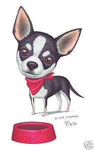 Personalized Chihuahua Dog Art by Danny Gordon  