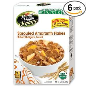 Health Valley Organic Amaranth Flakes, 12.65 Ounce Boxes (Pack of 6)