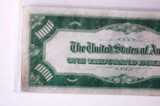   Dollar Federal Reserve Bank Note Lt Green Seal NEW YORK  